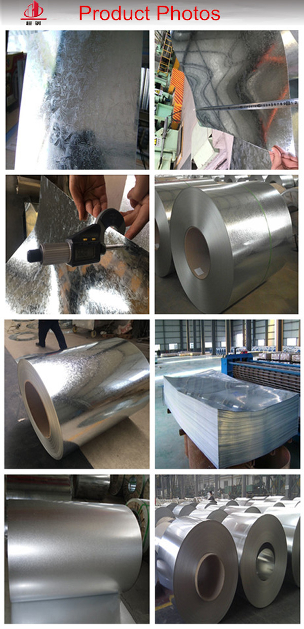 Z275 Hot-DIP Galvanized Steel Plate in Sheet Coil