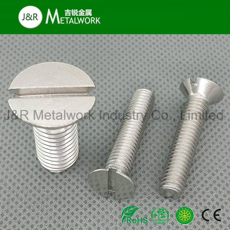 Carbon Steel Zinc Plated Slotted Countersunk Flat Head Machine Screw
