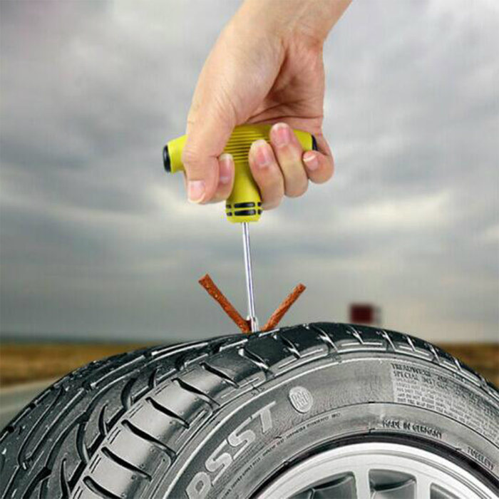 Visbella Quickly and Easily Tubeless Tire Puncture Repair Kit/Tool