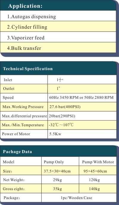 LPG Turbine Pump Lwb-150