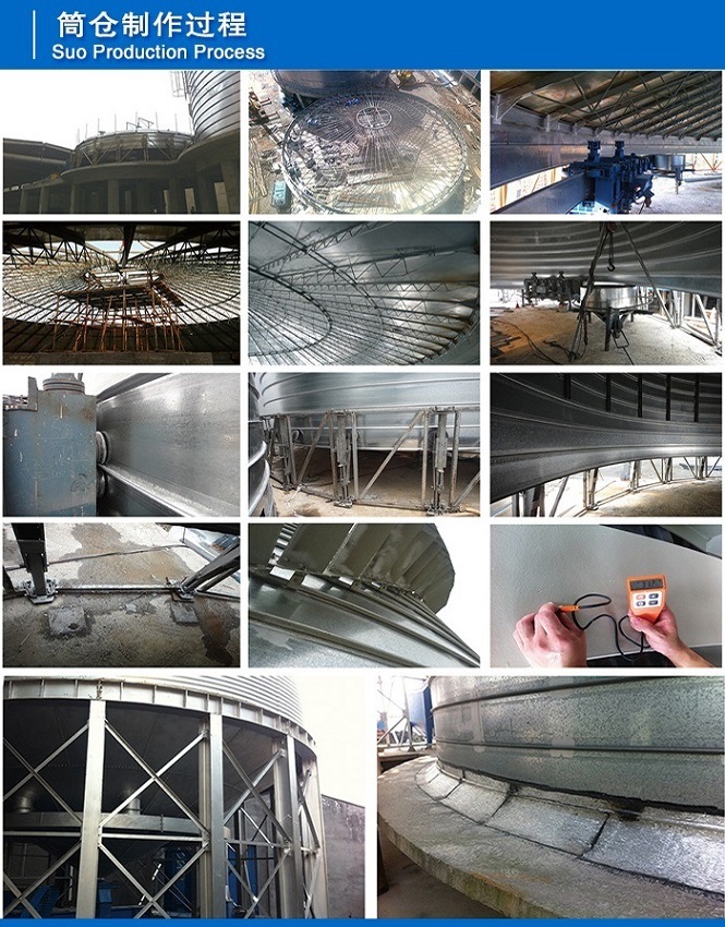 Wood Pellet Silo_Galvanized Steel Storage Silo