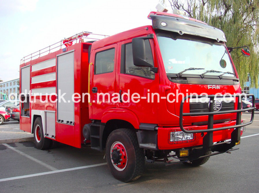 Foam fire Truck, 4X2/ 4X4 FAW Fire Fighting Truck