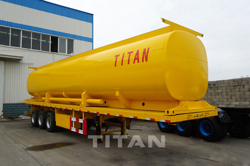 Fuel Tanker / Tank Trailer / 3 Axle 45000 Liters Stainless Steel Diesel Fuel Tank Prices Manufacturers / Acid Tanker Truck Semi Trailer for Acid Transport