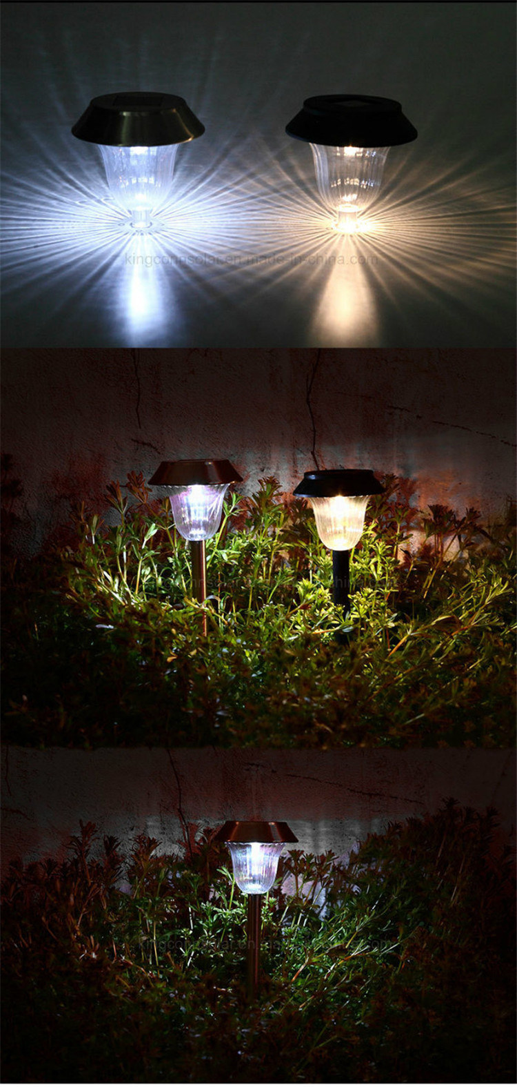 Outdoor LED Lighting Stailess steel Solar Lawn Lamp for Garden Lights