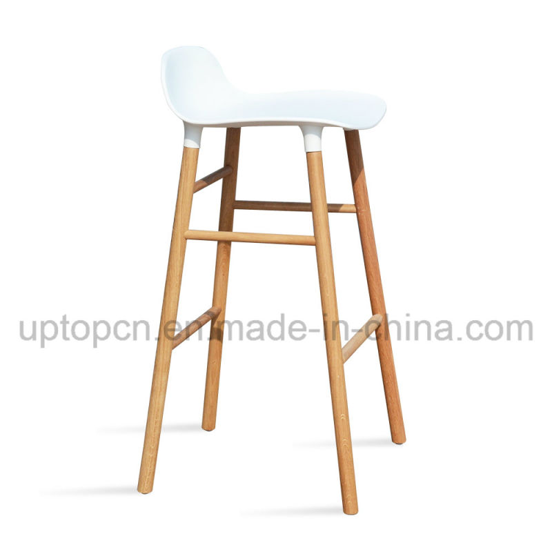 Color Available High Bar Stool with Wooden Leg (SP-UBC329)