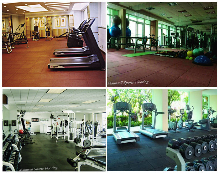Indoor Cheap Gym PVC and Rubber Sports Flooring