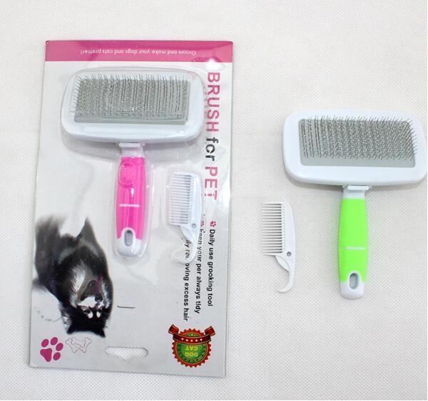 Nylon Pins Dog Grooming Cleaner Brush Pet Comb