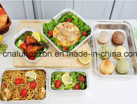 Household Aluminum Foil Tray with Lid