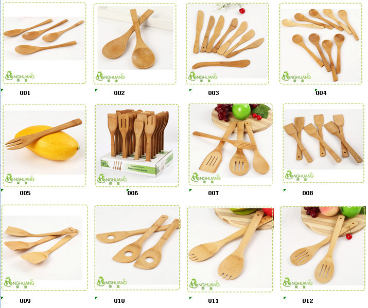 Eco-Friendly Flatware Bamboo Fork Fruit Fork Salad Fork