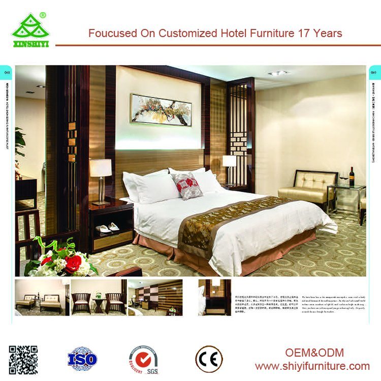 Solid Wood Classic Modern Style Hotel Bedroom Furniture