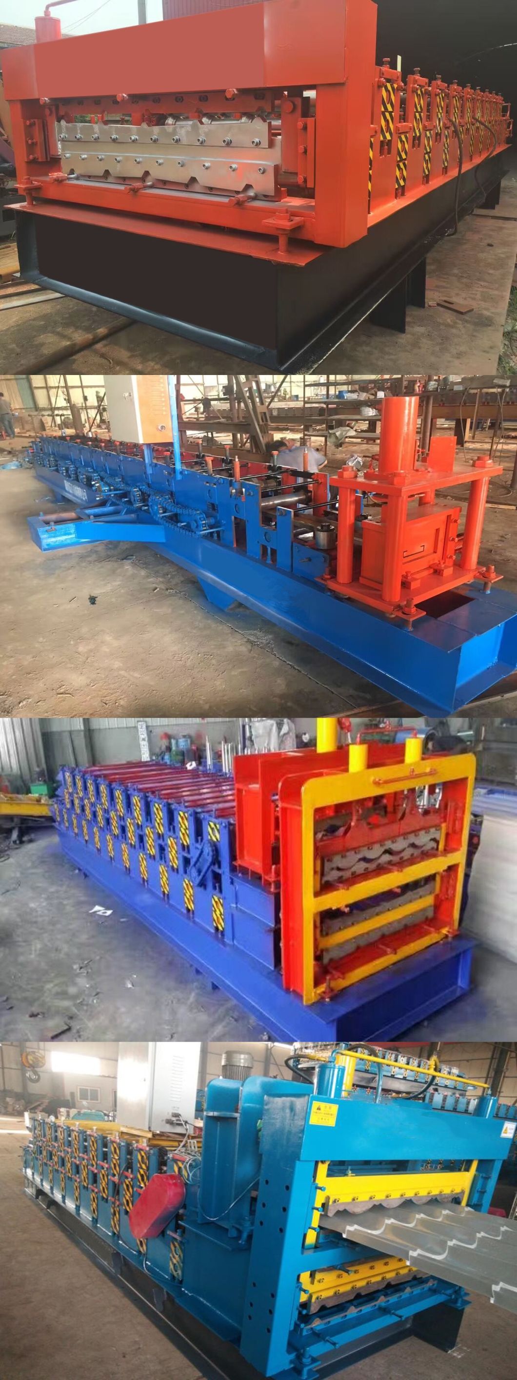 Color Steel Corrugated Plate Roll Forming Machine for Price