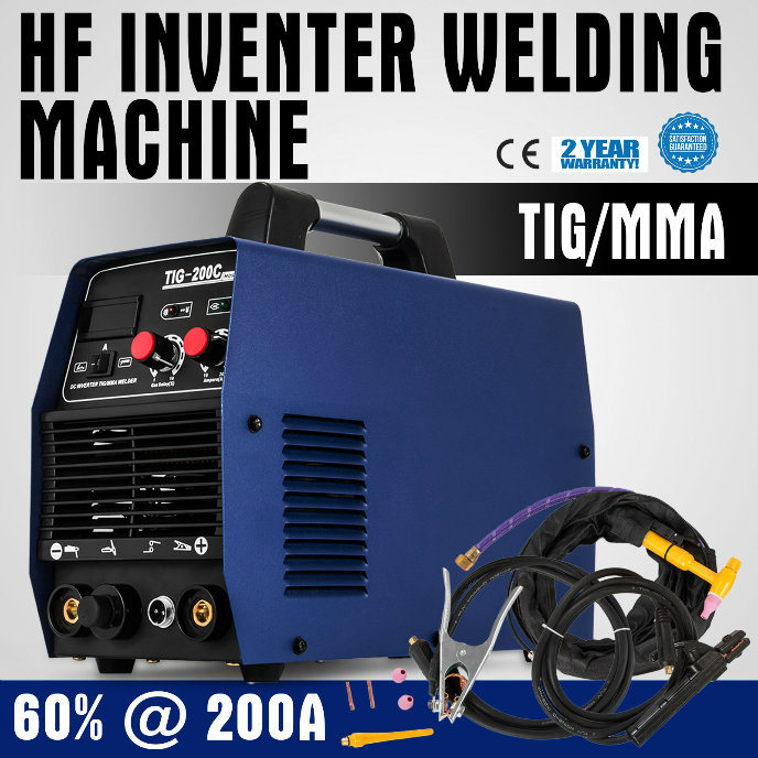 Tungsten Inert Gas TIG 200 Inverter Welding Machine