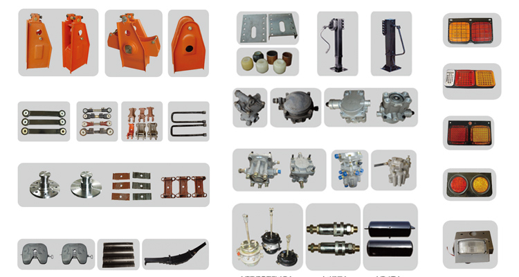 China Made Good Price Semi Truck Trailer Spare Parts