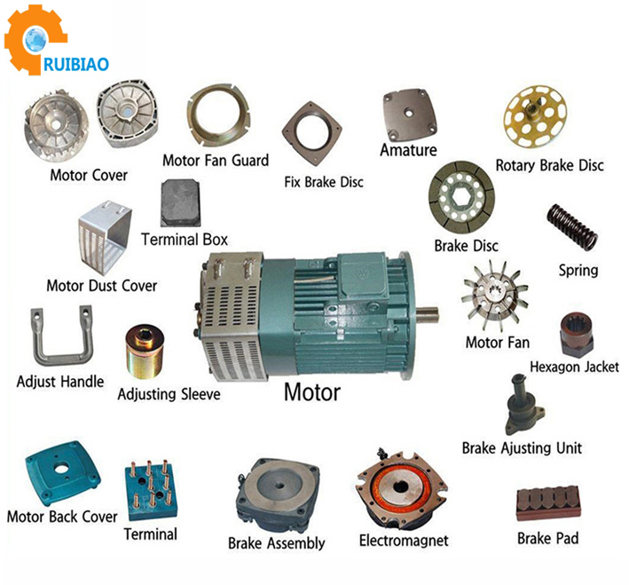 Construction Elevator Spare Parts, Construction Hoist Motor (11/18.5kw)