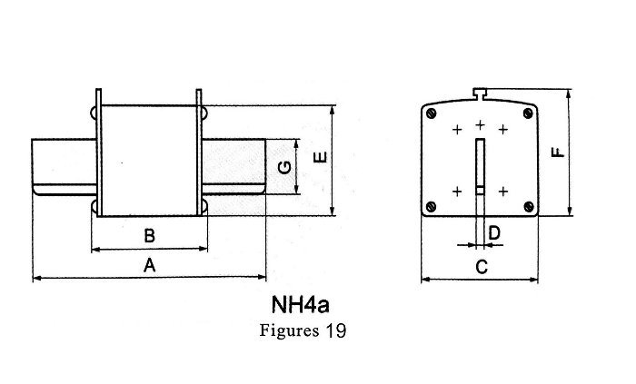 Nh Dual Indicator Link 16A Electric Single Fuse Link Base