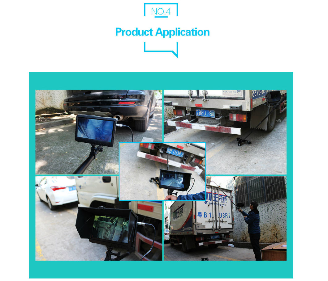 5MP HD Portable Under Vehicle Surveillance System with Two Digital Cameras (H2D-400)
