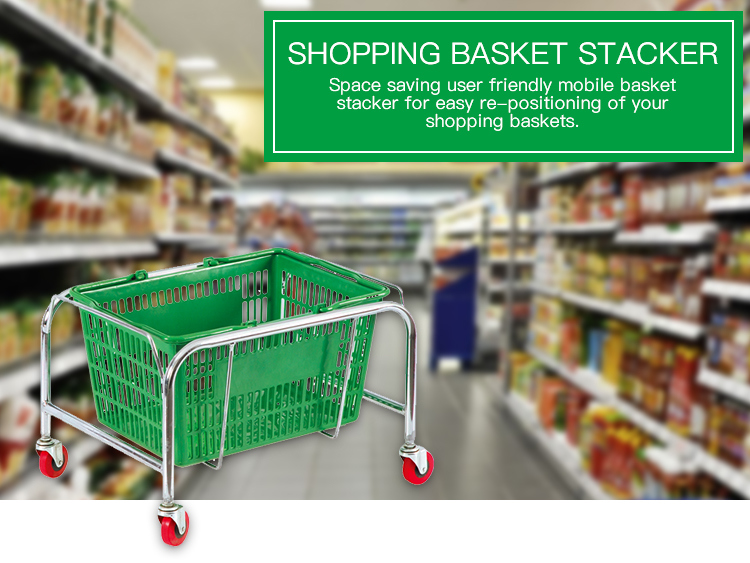 Supermarket Plastic Shopping Hand Basket