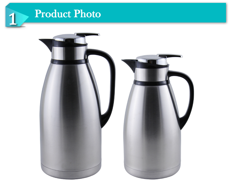 Big Capacity Stainless Vacuum Flask with Zinc Alloy Cap
