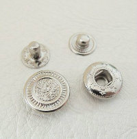 Brass Snap Button with Nickle for Garments (PSB-5604)