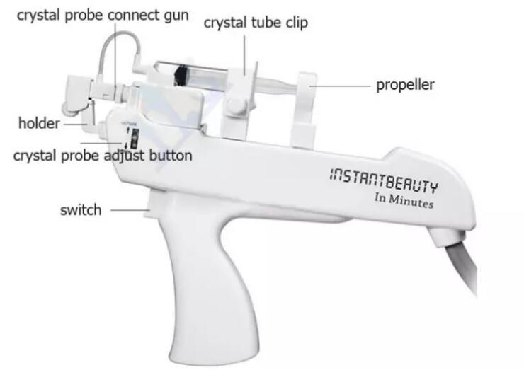Non-Surgical Treatment Vanadium Titanium Needle Free Face Lifting Portable Mesotherapy Water Gun Machine