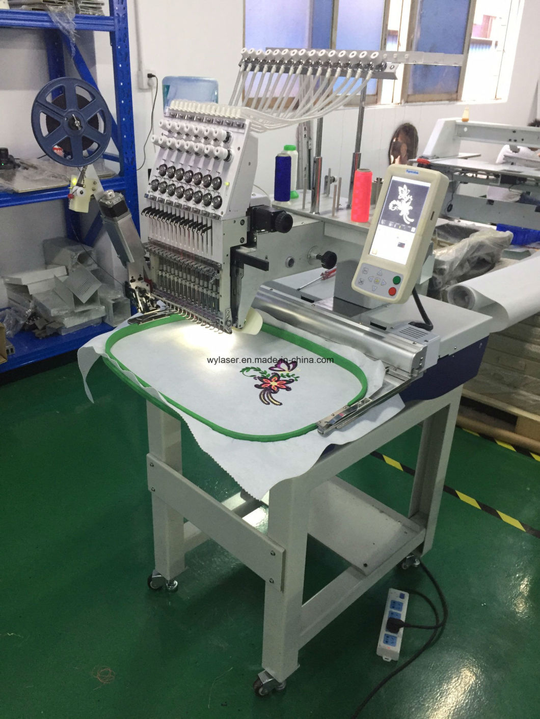 Cheap Price Tajima Type 1 Head Embroidery Machine for Cap Flat T-Shirt Shoes Embroidery China Industrial Sewing Machine Brother Software Sale One Head