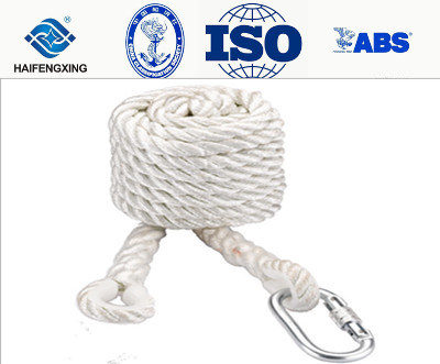 3 Strand Braided White Polyamide Rope UV/Gl/RS/Dnv/Nk/BV/ABS