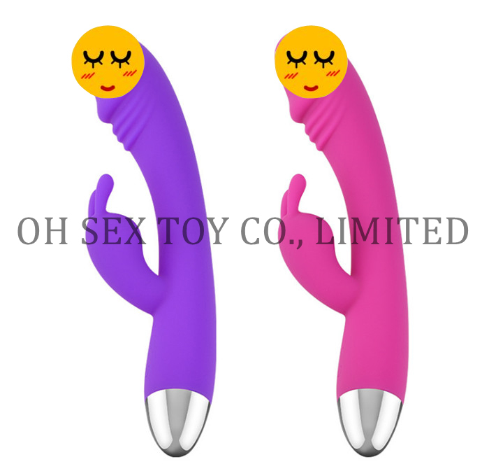 Silicone Rabbit Vibrator Sex Toy for Women Masturbation