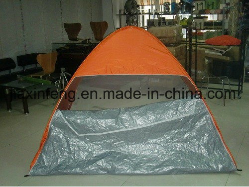 Portable Silver Coated Waterproof 2-3 Person Pop up Beach Tent