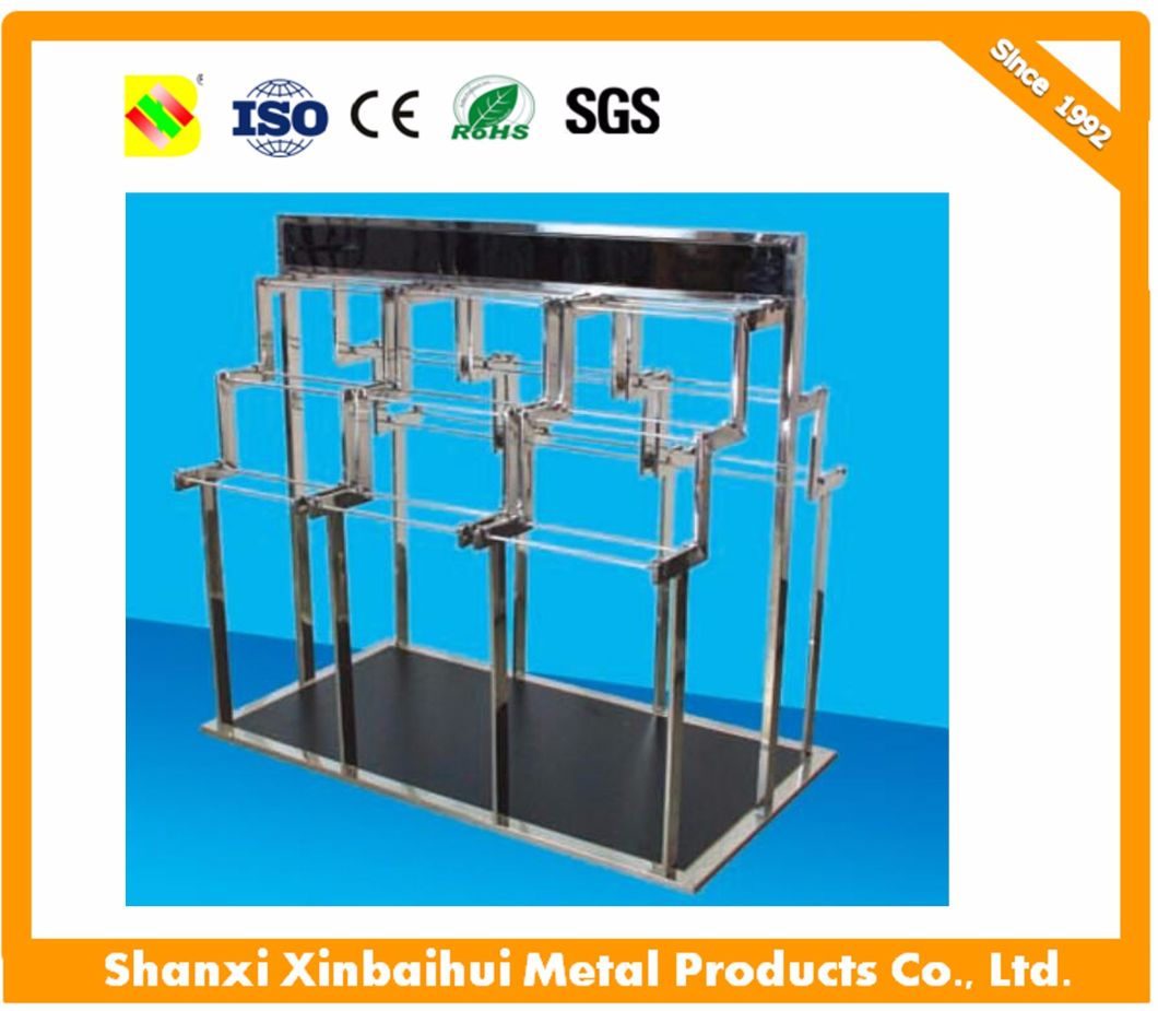 Multi Color Clothes Garment Drying Hanger Rack and Large Capacity Rack with 3 Levels and Bar for Sheets