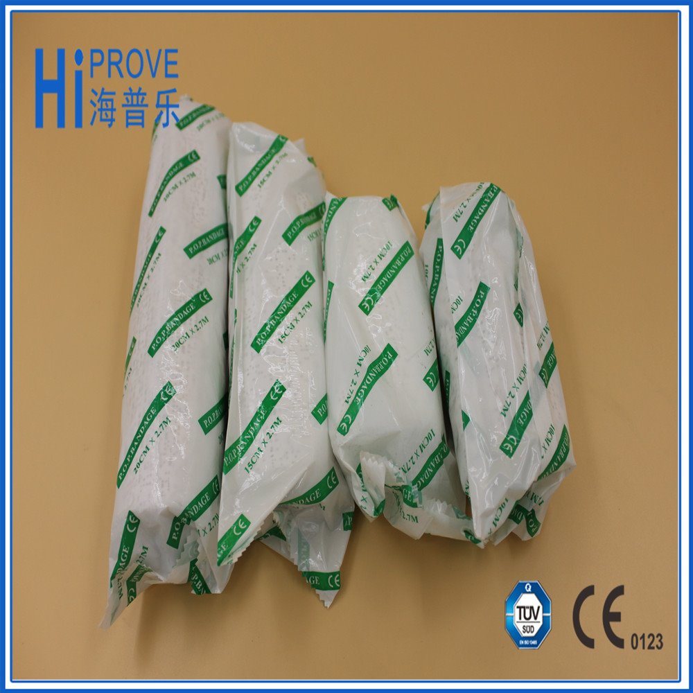 Fast Setting Super Strong Plaster of Paris Bandage/P. O. P Bandage/ Gypsum Bandage/ Plaster Piece