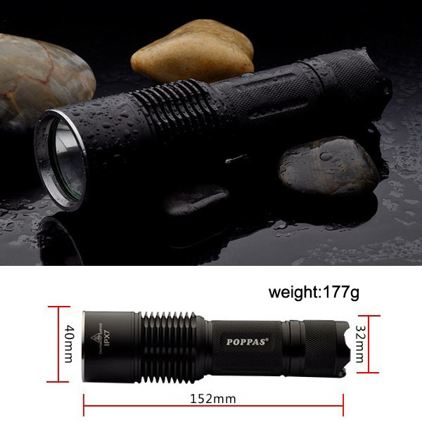 F13 High Power Portable LED Rechargeable Flashlight Tactical