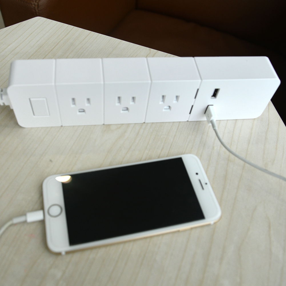 Poka Smart Us WiFi Power Strip with 2 USB