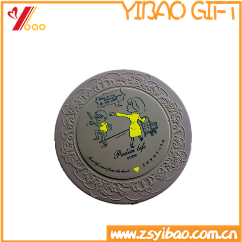 Coaster Rubber Round Cup Coaster Silicone Circle Mat