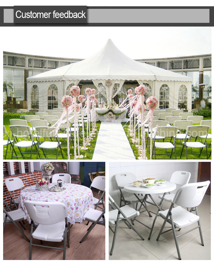 Outdoor Plastic Wedding Folding Chair Banquet Chair