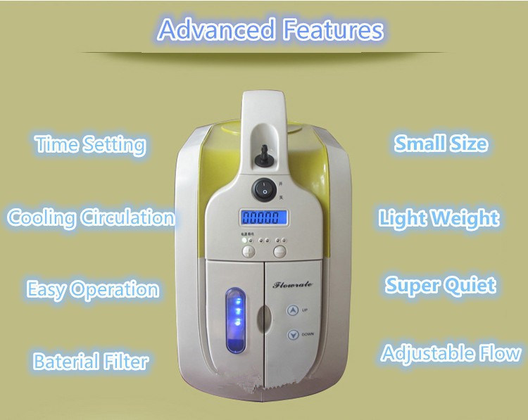 Small Portable Oxygen Concentrator with Rechargele Battery / /Medical Equipment Jay-1