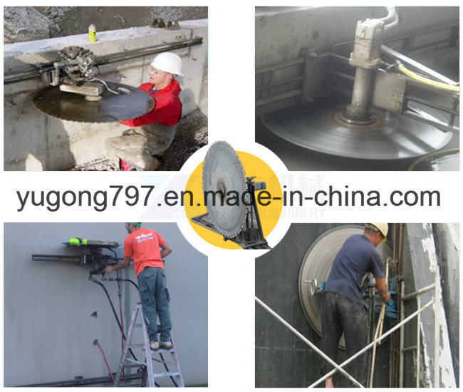 Yg Diamond Wall Saw Concrete Road Pile Cutting Disc Machine