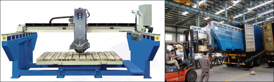 Premium Automatic Bridge Saw with 45 Angle Cut for Granite Countertop Fabrication (XZQQ625A)