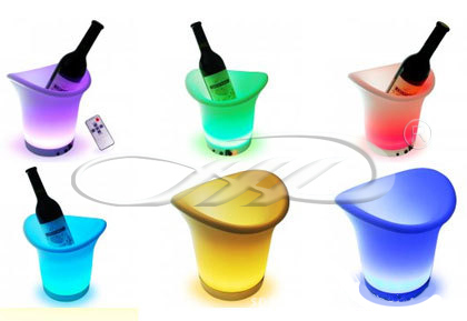 PE Material Rotational Moulding Plastic LED Ice Bucket