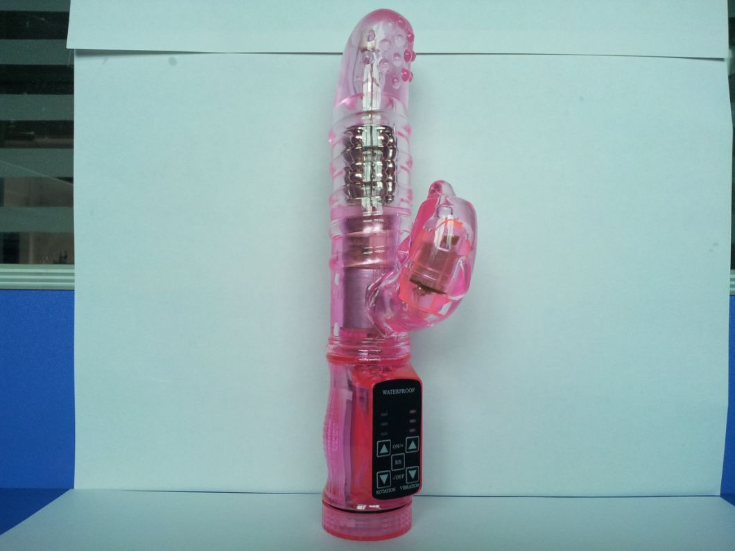 12 Speeds Rabbit Rotating G-Spot Vibrating Dildo Vibrator for Women