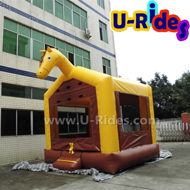 Commercial Horse Inflatable Bouncer Inflatable Trampoline Bounce House For Kids