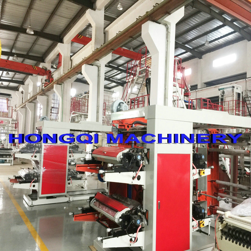Flexographic Printing Machine to Printed Plastic Raw Material