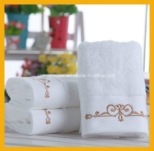 Wholesale 100% Cotton 32s/2 Plain White Hand Towel