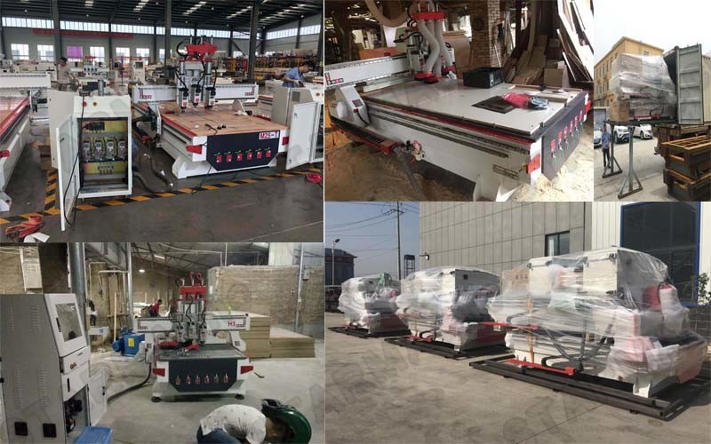 Shanlong Control system 6kw Woodworking CNC Router Machine