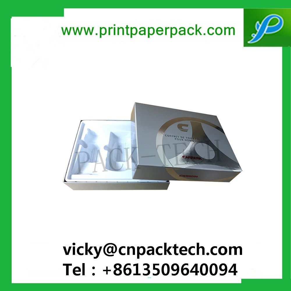 Custom Printed Box Packaging Durable Packaging Cosmetic Packaging Box Cosmetic Sleeve and Tray with Moulded Insert