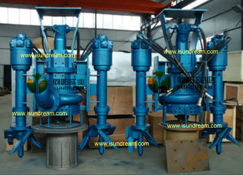 Hydraulic Motor Submersible Sand Dredge Pump with Two Excavator