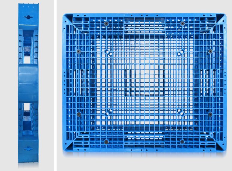 Warehouse Products Pallet 1200*1000*150mm Grid Double Sides Heavy Duty Plastic Tray for 1.5t Shelf Racking with 8 Steel (ZG-1210 8 steels)