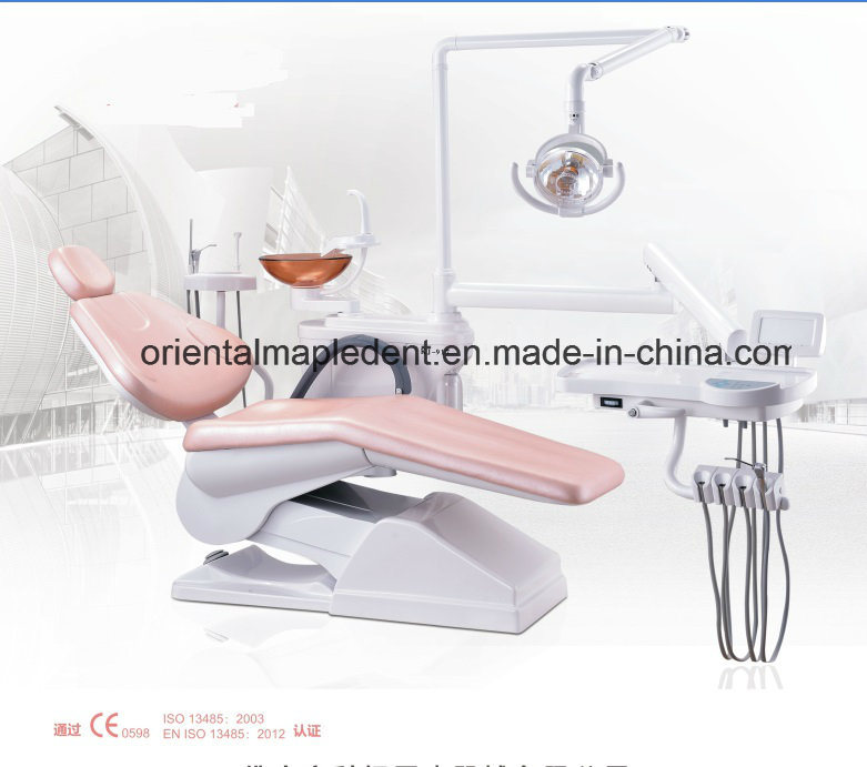 Ce, ISO Approved Dental Unit Chair with Operating Lamp