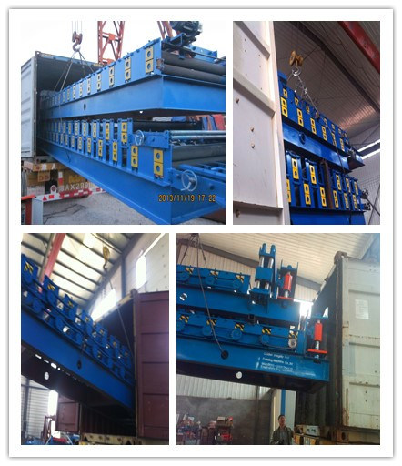 Africa Galvanized Step Glazed Tile Roofing Roll Forming Machine for Sale
