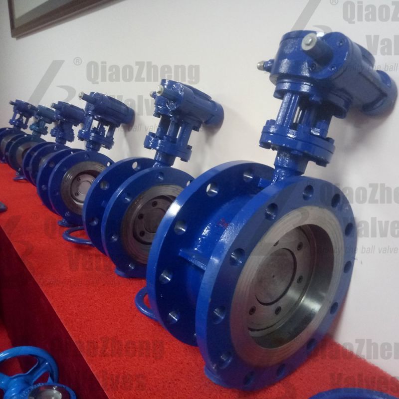 Flanged Triple Offset Three-Eccentric Metal Seal Seated Butterfly Valve D343hyf