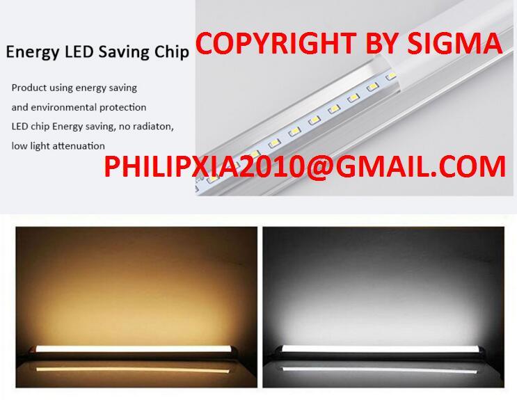 Sigma High Lm Alum PC Plastic Glass T8 2FT 60cm 9W 10W 4FT 120cm 18W 20W G13 Based Bulbs Fluorescent LED Lamps